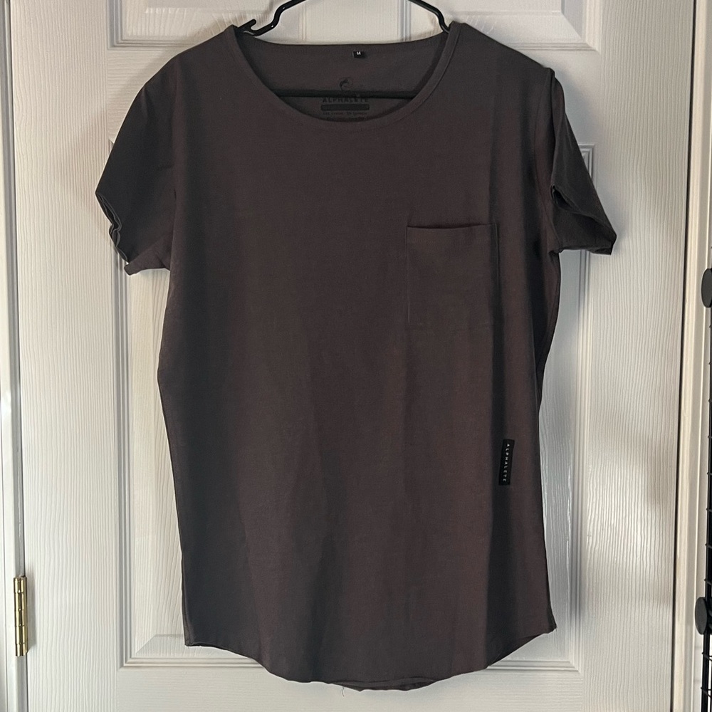 Alphalete Pocket Scoop Neck - Gray